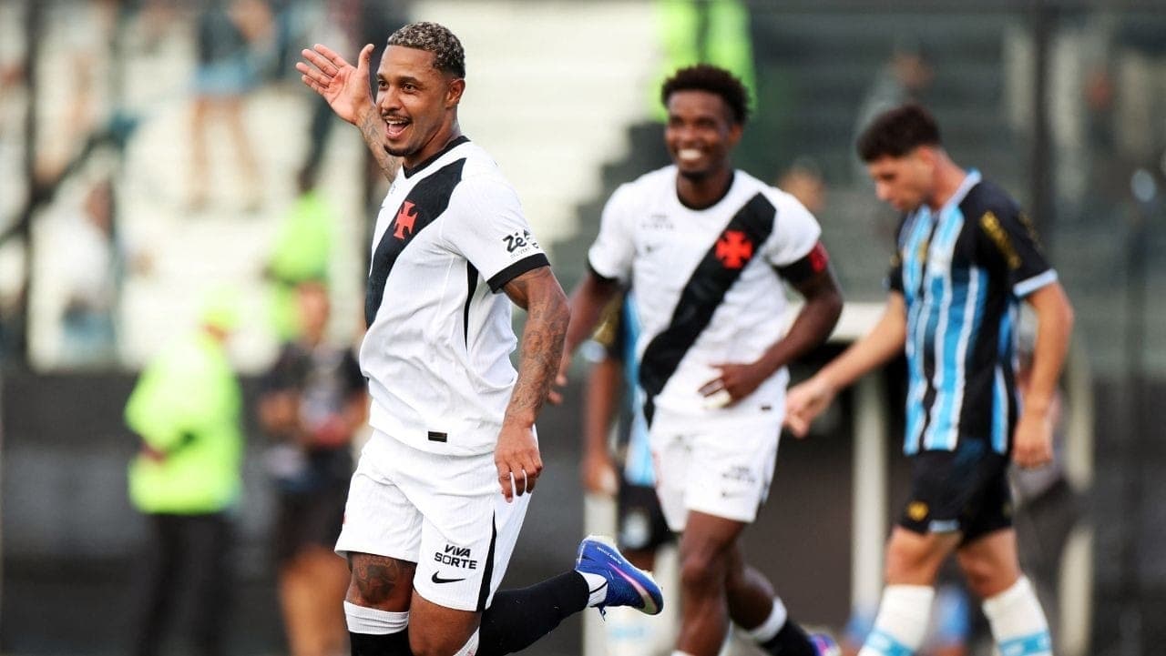 David comemora gol do Vasco