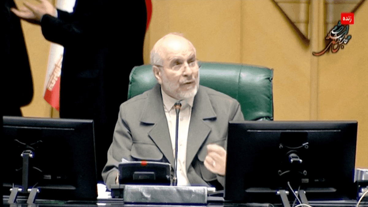 Mohammad Baqer Qalibaf, presidente do parlamento iraniano