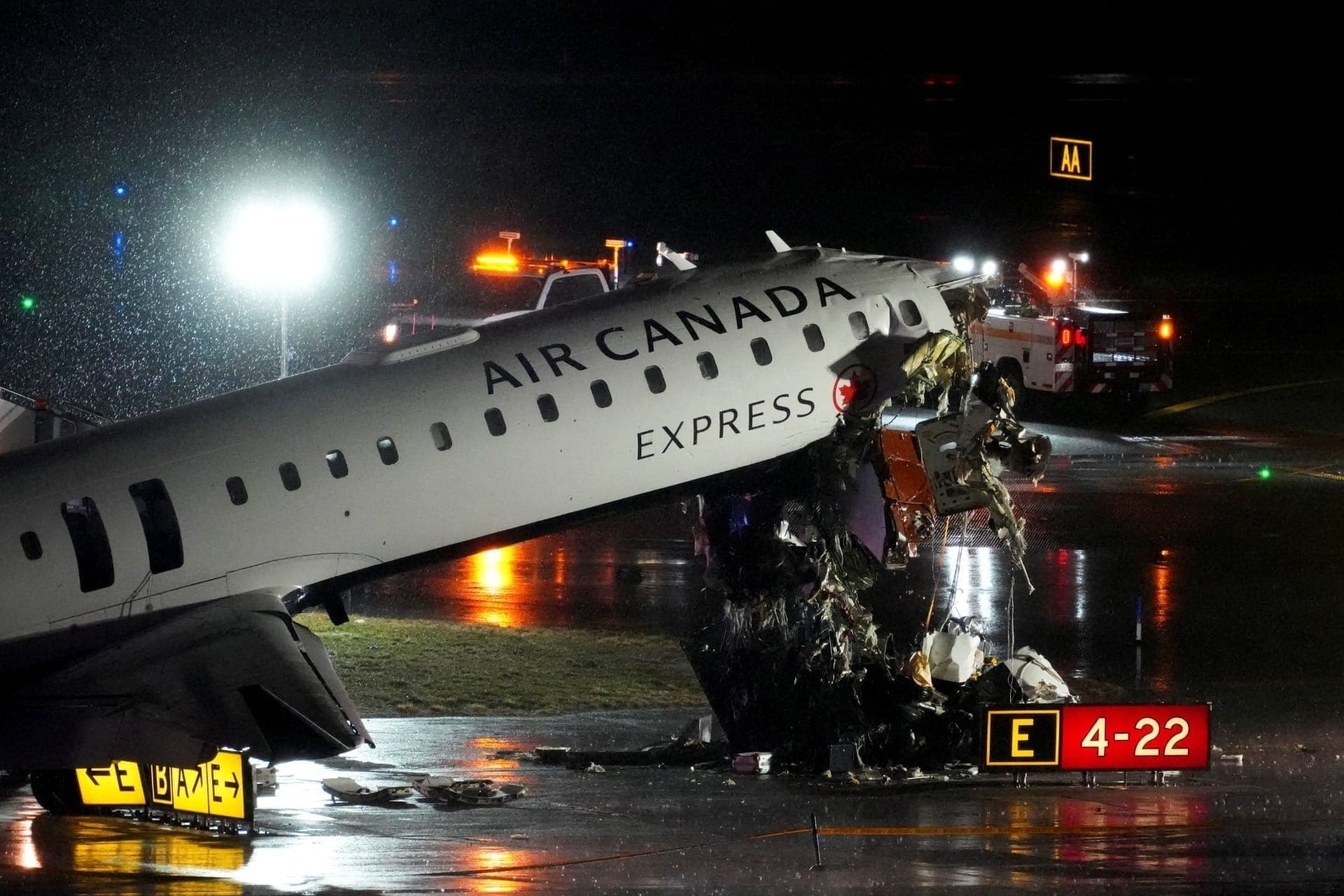 Acidente de avião em NY