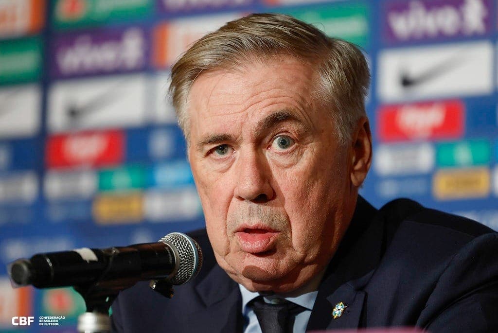 Carlo Ancelotti, técnico da Seleção