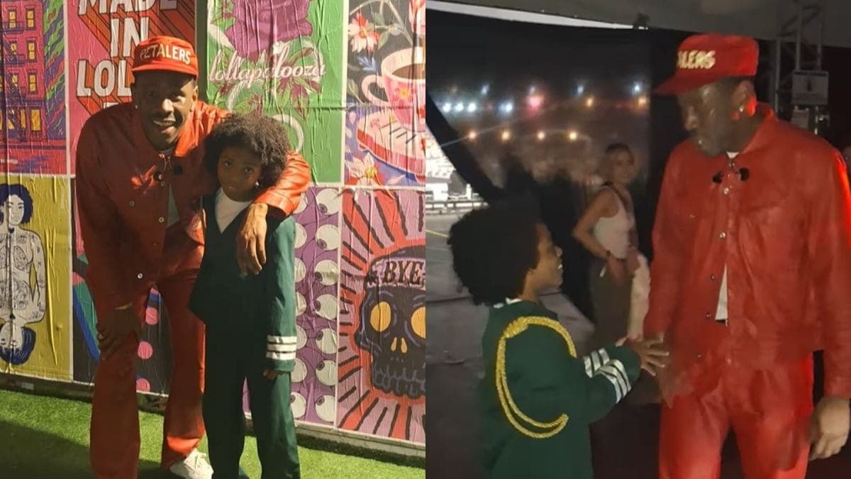 Tyler, The Creator e fã mirim no Lollapalooza