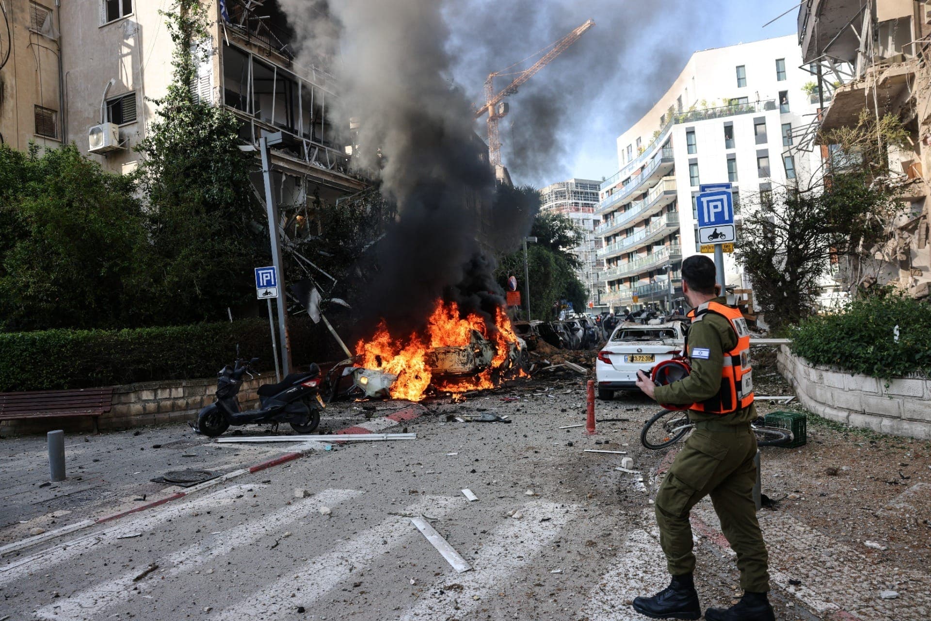Ataque iraniano em Tel Aviv