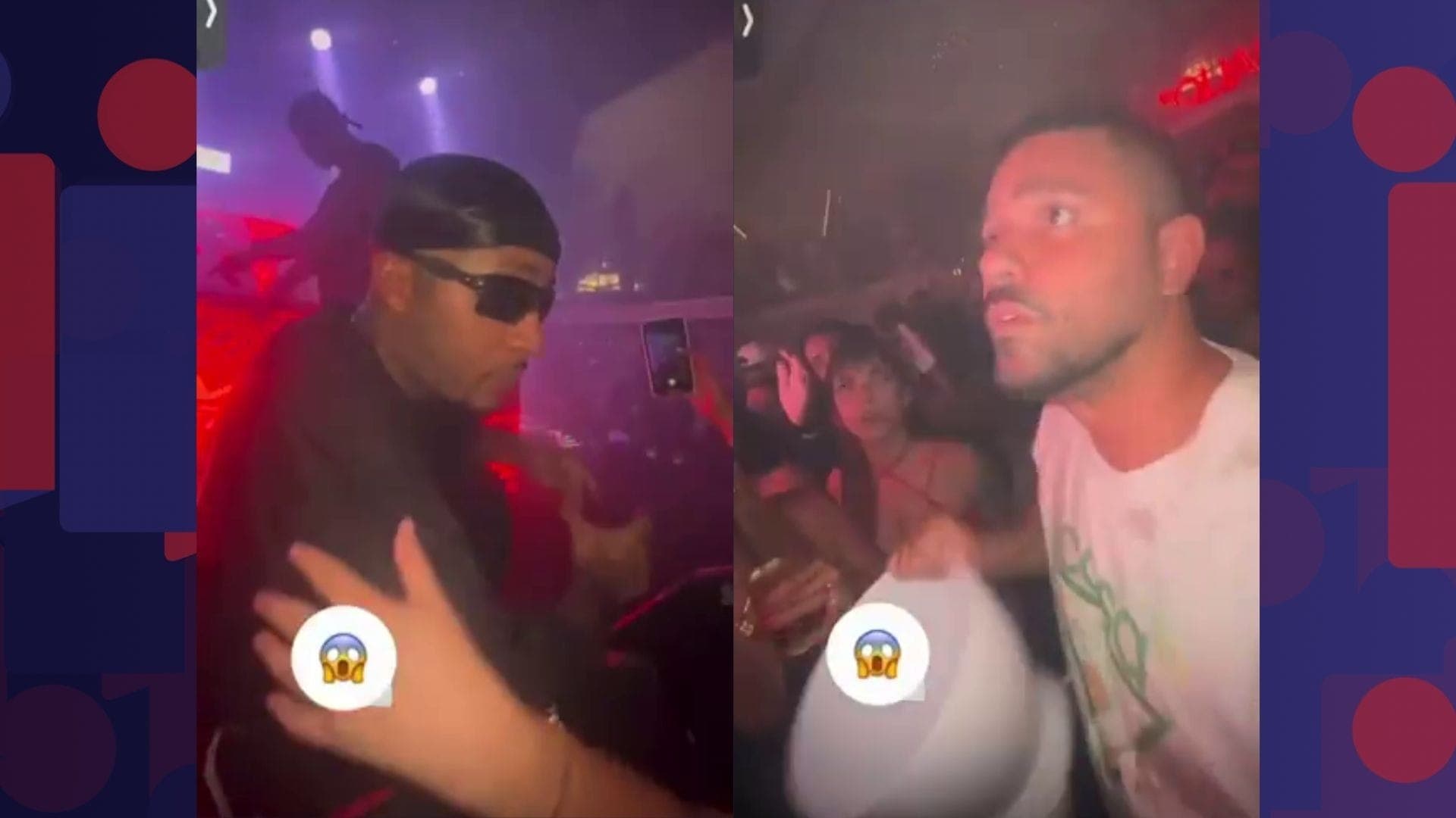 Imagens da confusão