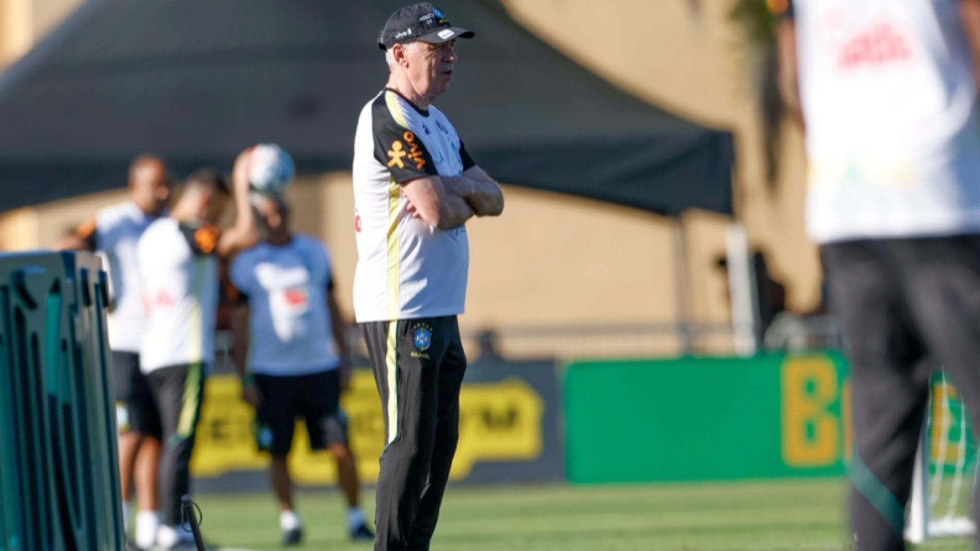 Ancelotti comanda treino da Seleção em Orlando