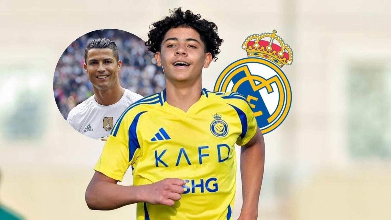 Filho de Cristiano Ronaldo treina no Real Madrid