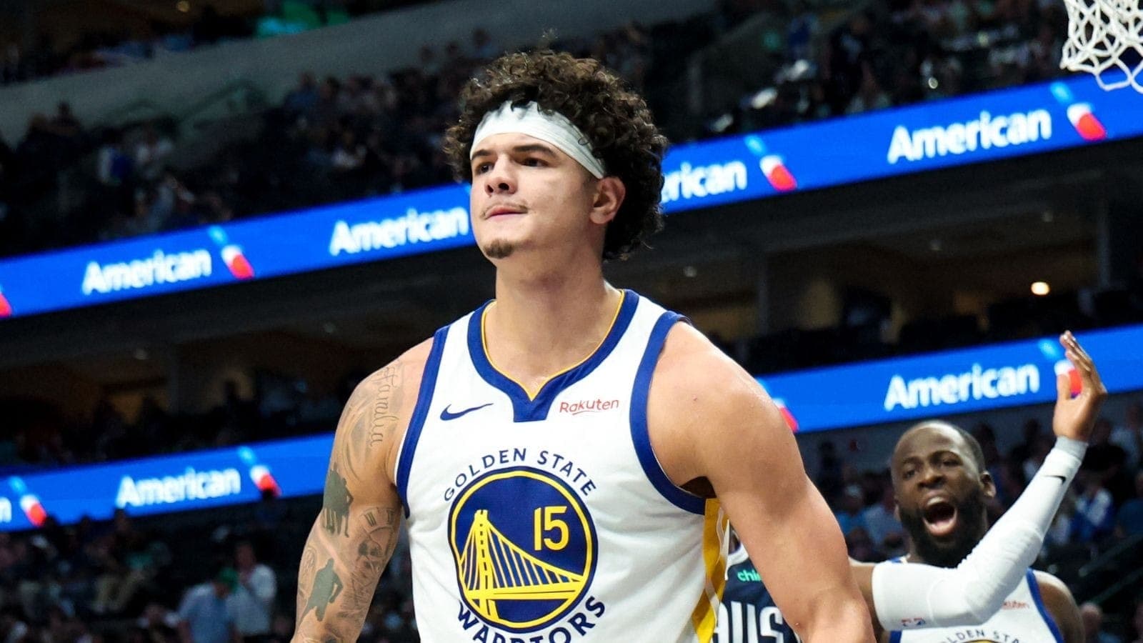 Guii Santos, na vitória dos Warriors sobre Dallas