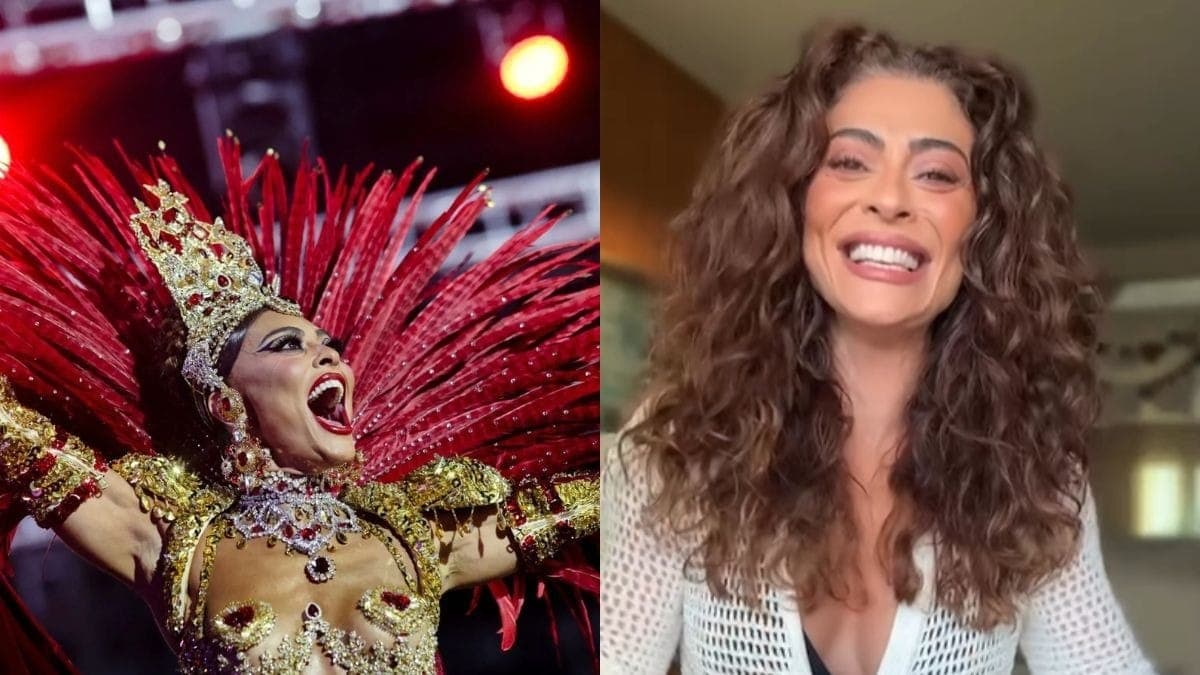 Juliana Paes saiu do posto de rainha de bateria