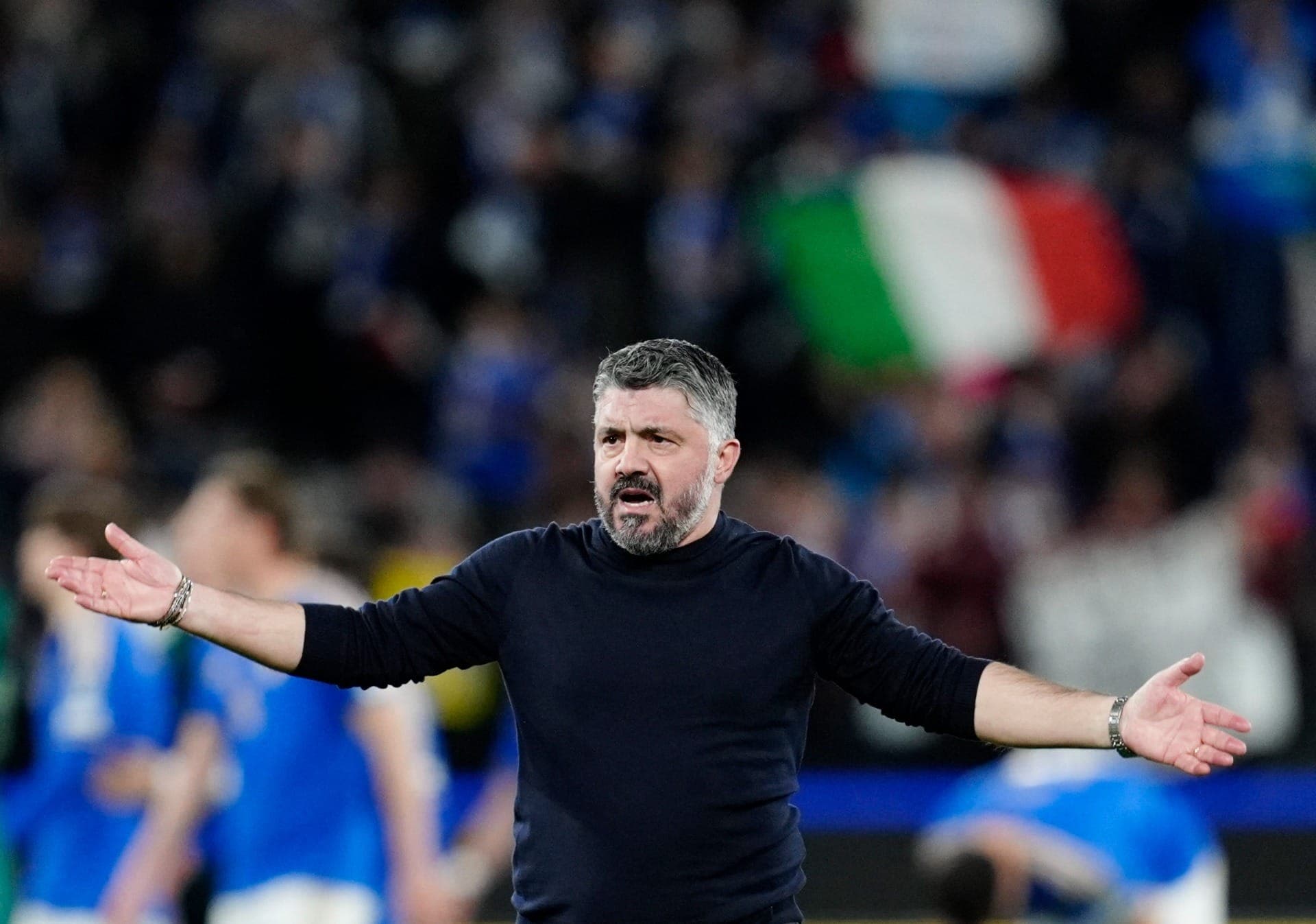 Gennaro Gattuso, ídolo e atual técnico da Itália