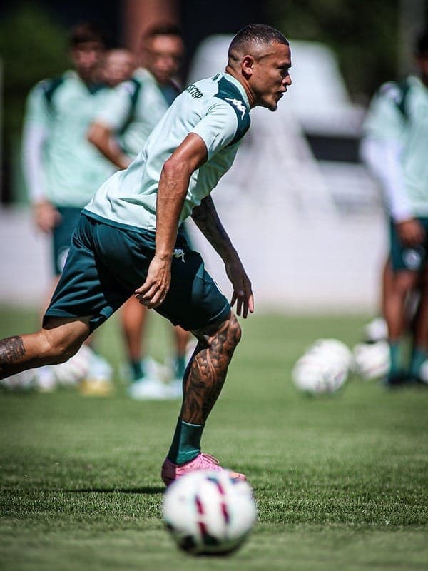 João Paulo no treinamento pelo Bugre