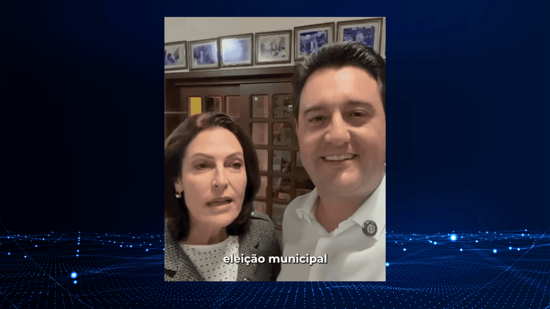 Ratinho JR divulga vídeo ao lado de Cristiana 