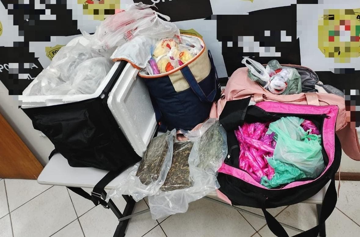 16kg de maconha apreendidos pela PM