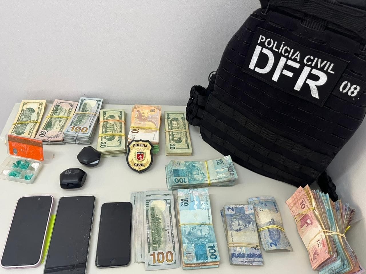 Dinheiro foi recuperado pela DFR