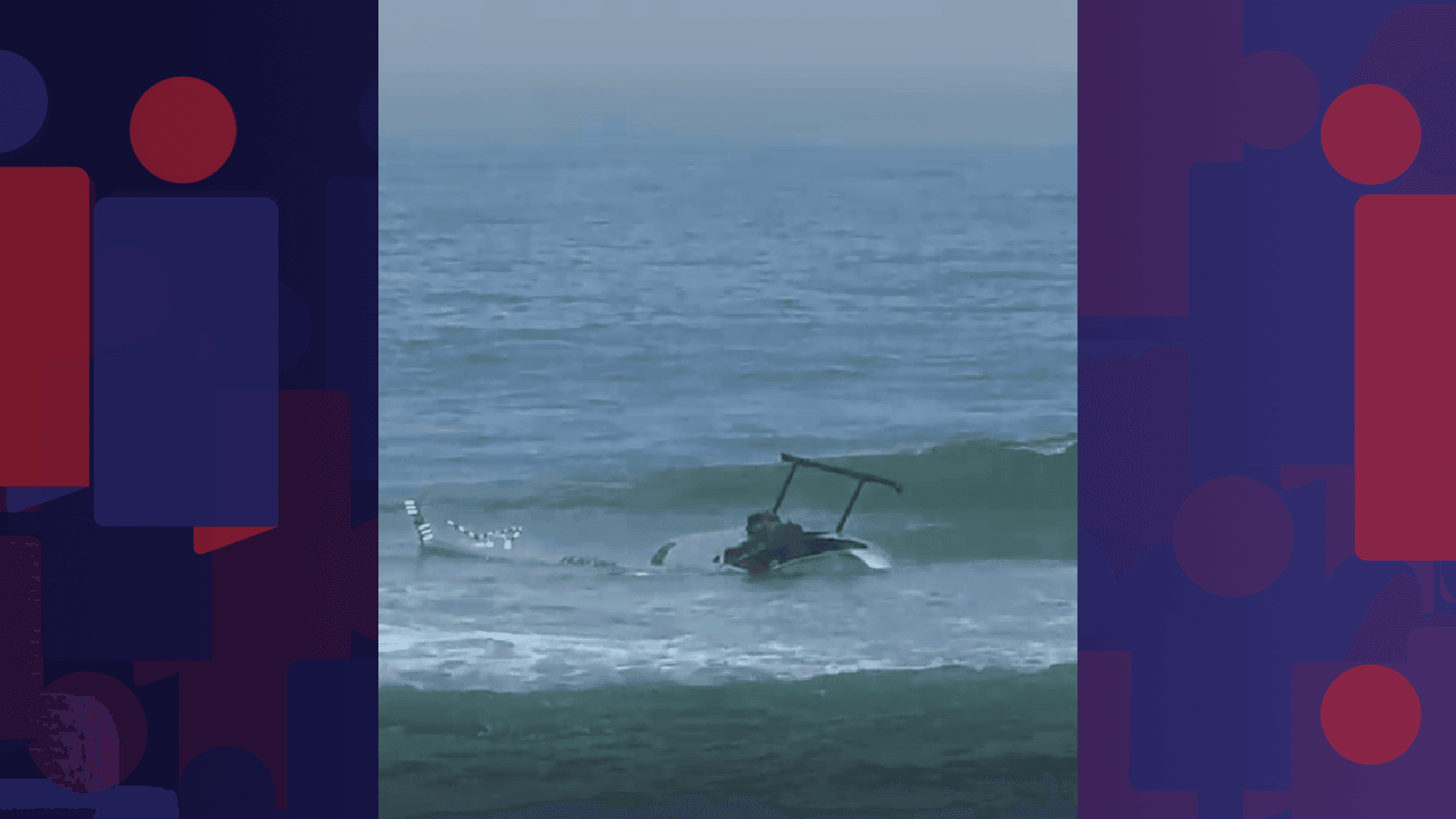 Helicóptero faz pouso forçado no mar da Barra após falha