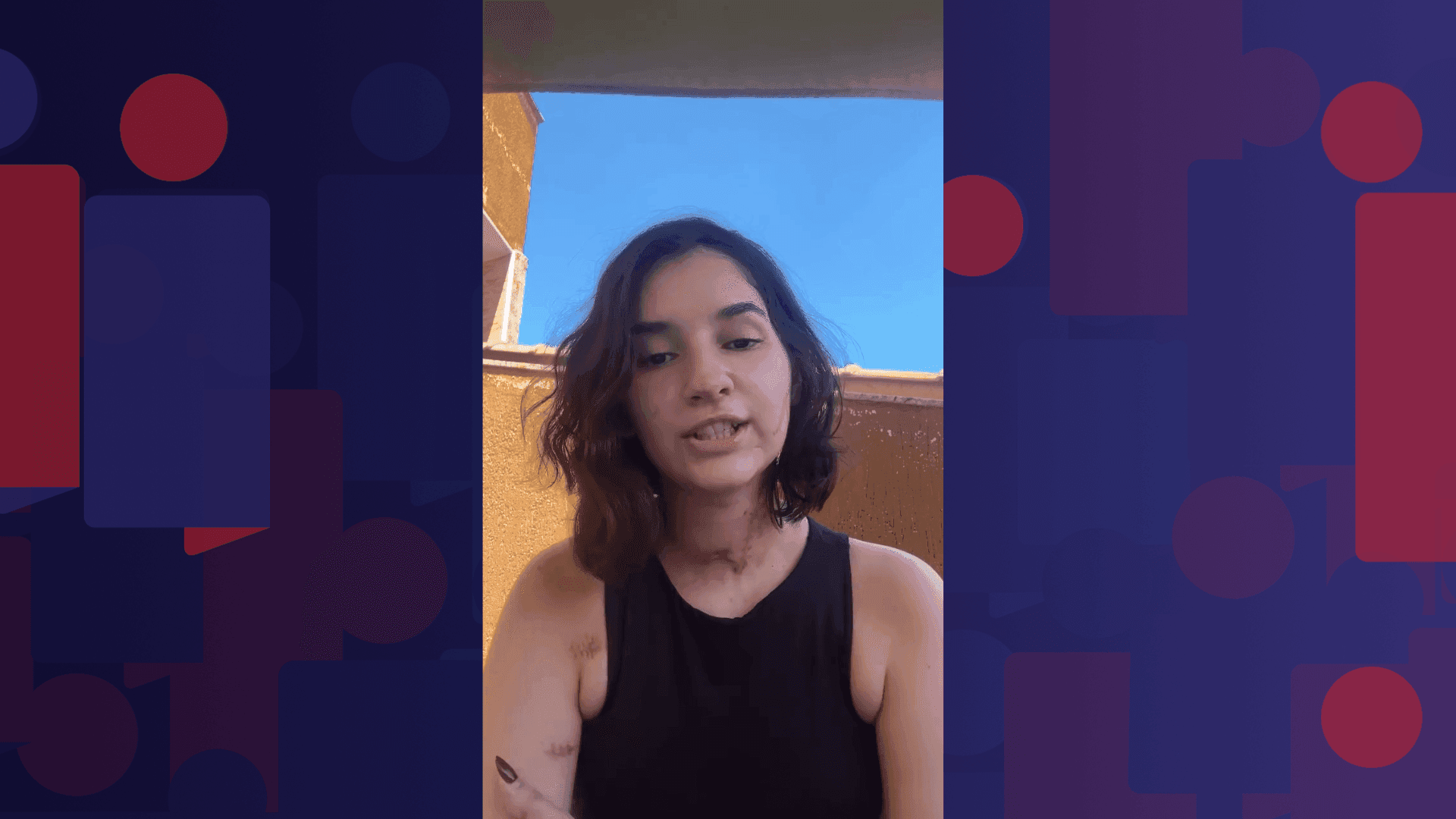 Alana se manifestando nas redes sociais