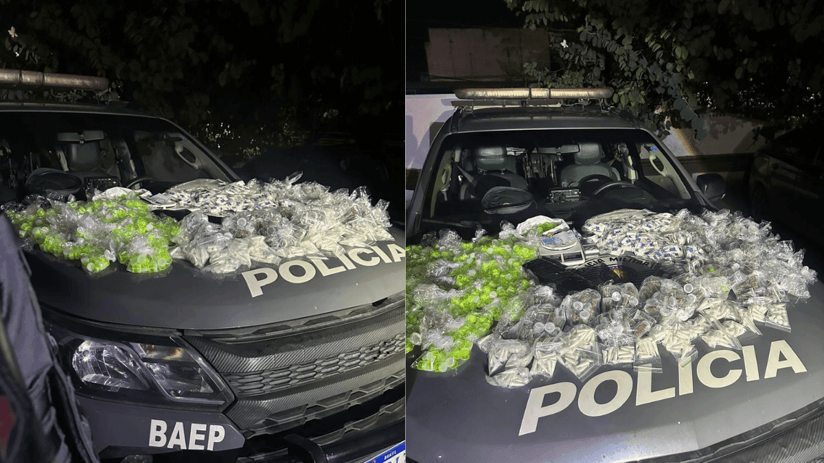 Apreensão de drogas em Aparecida