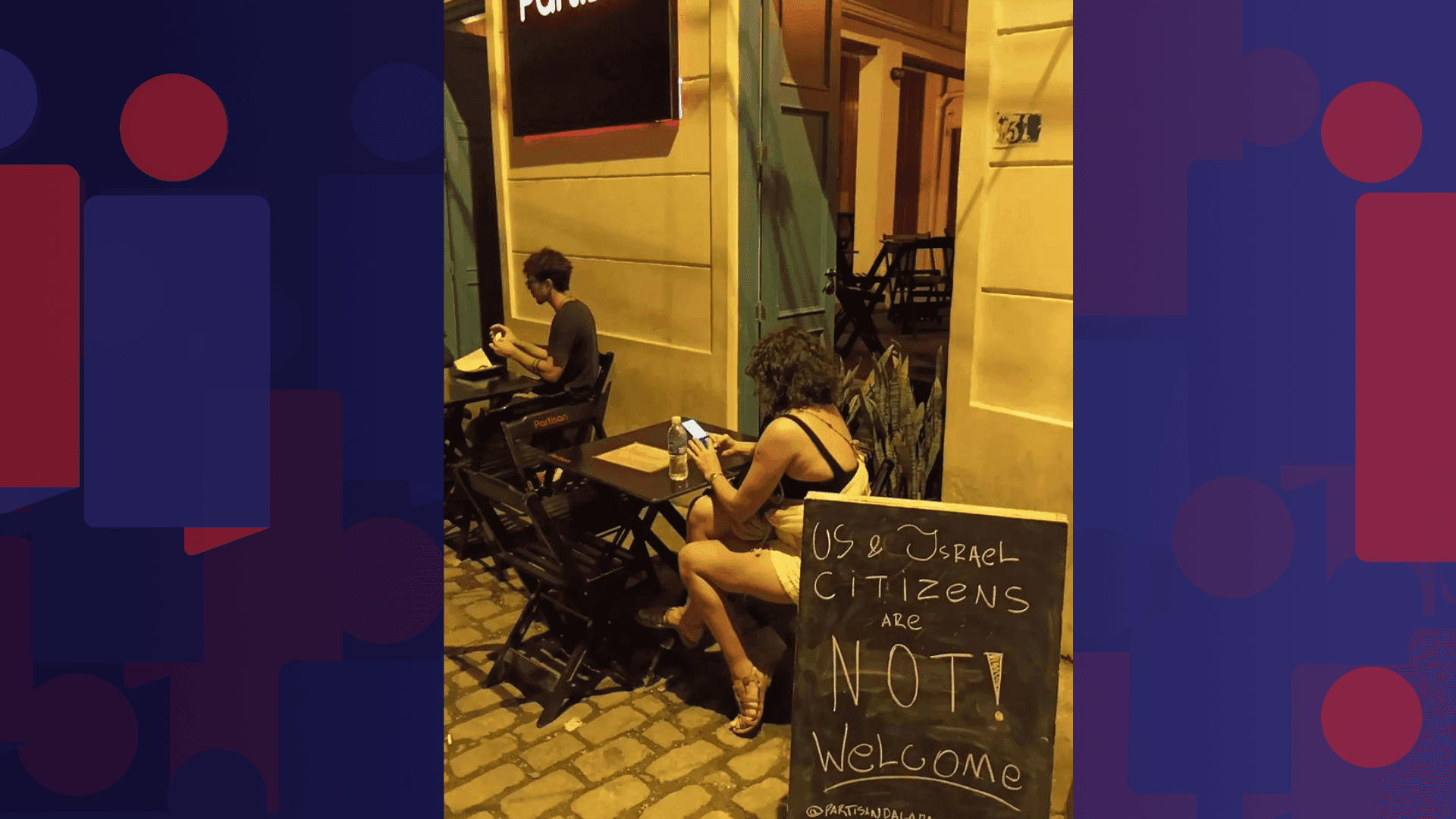 Bar no Rio de Janeiro com placa xenofóbica