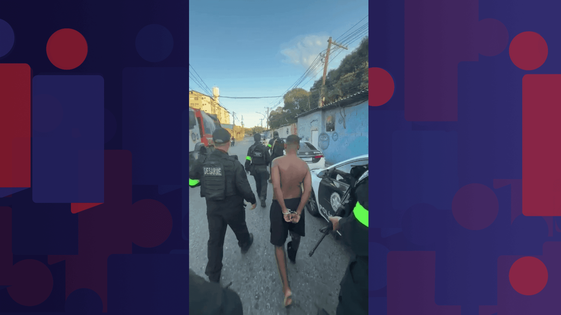 Homem é preso em operação no Complexo da Pedreira