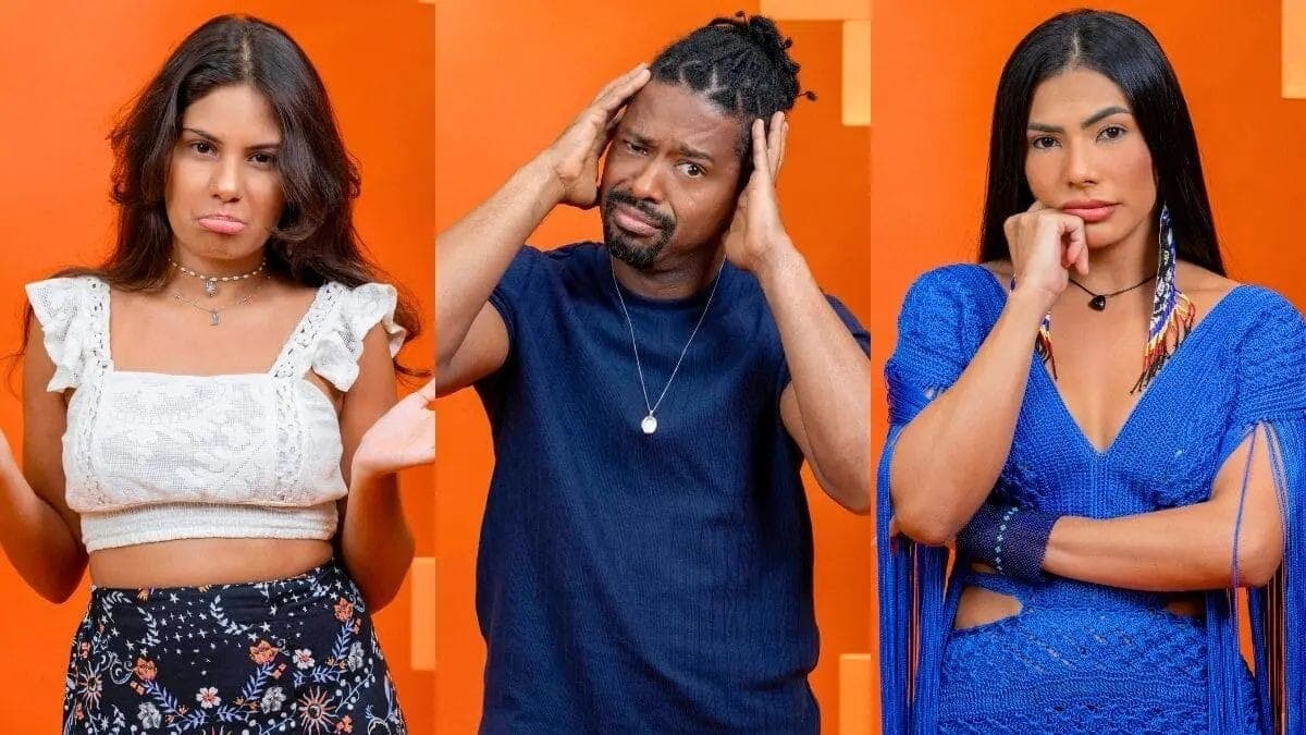 Gabriela, Marciele e Leandro Boneco 
