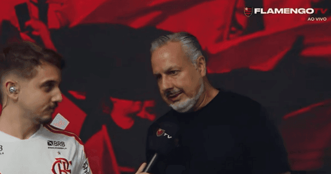 Boto em entrevista para a Flamengo TV