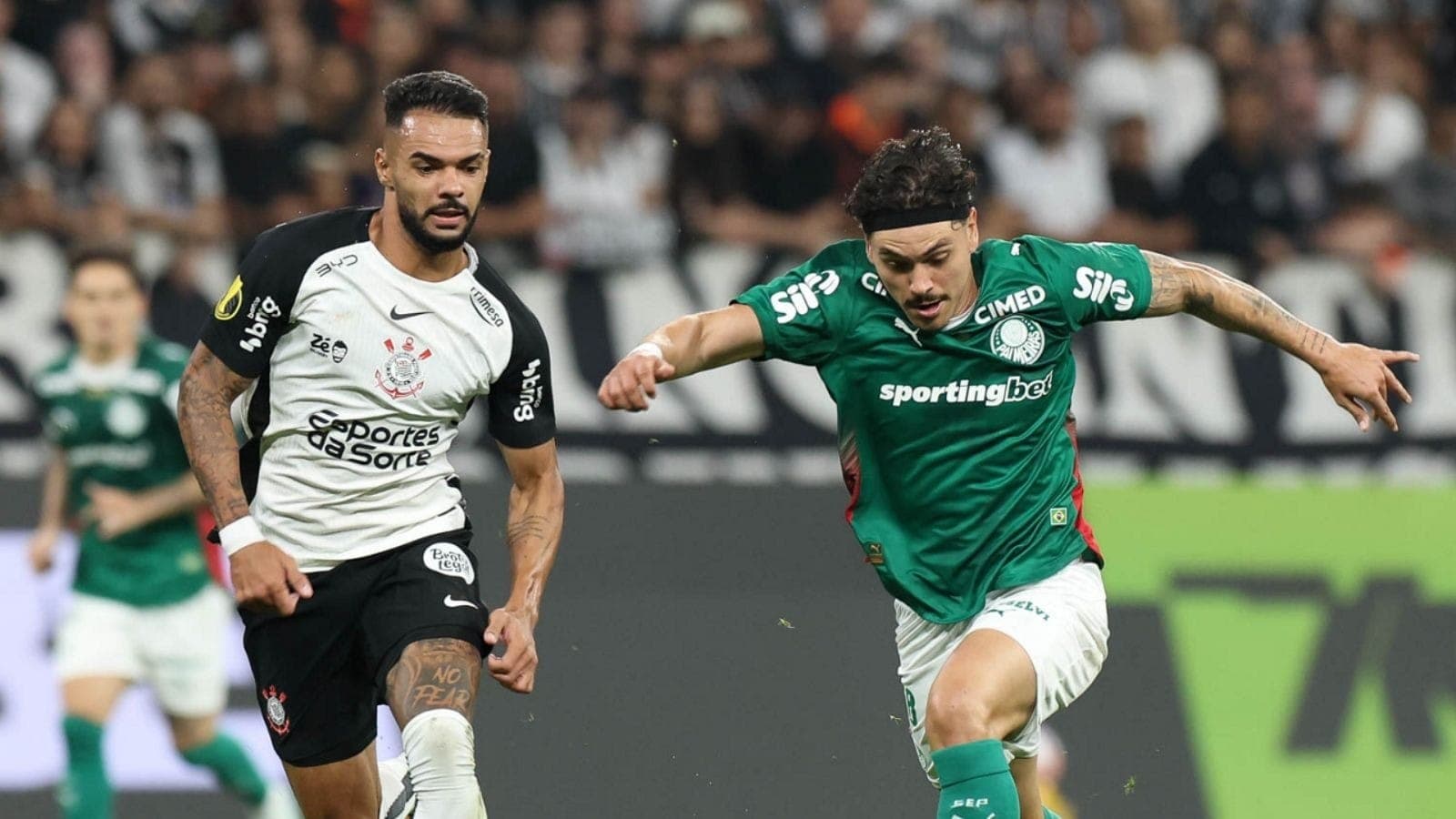 Raniele e Maurício em Corinthians x Palmeiras