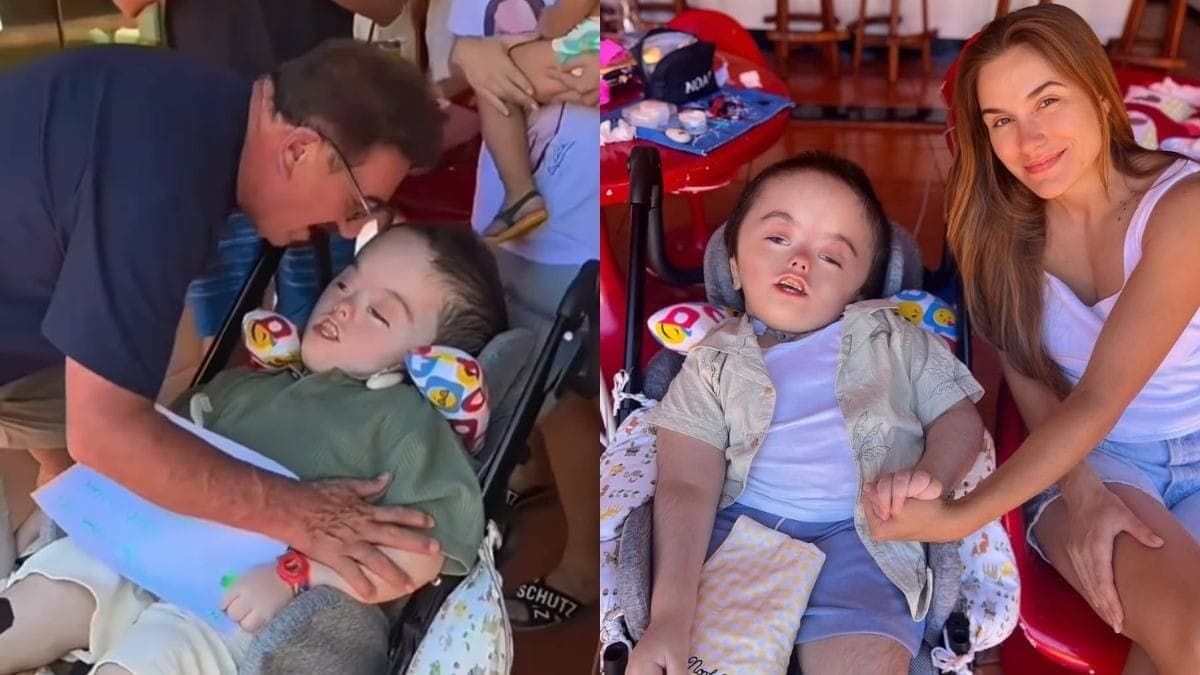 Noah é filho de Bruna Massa, filha de Ratinho
