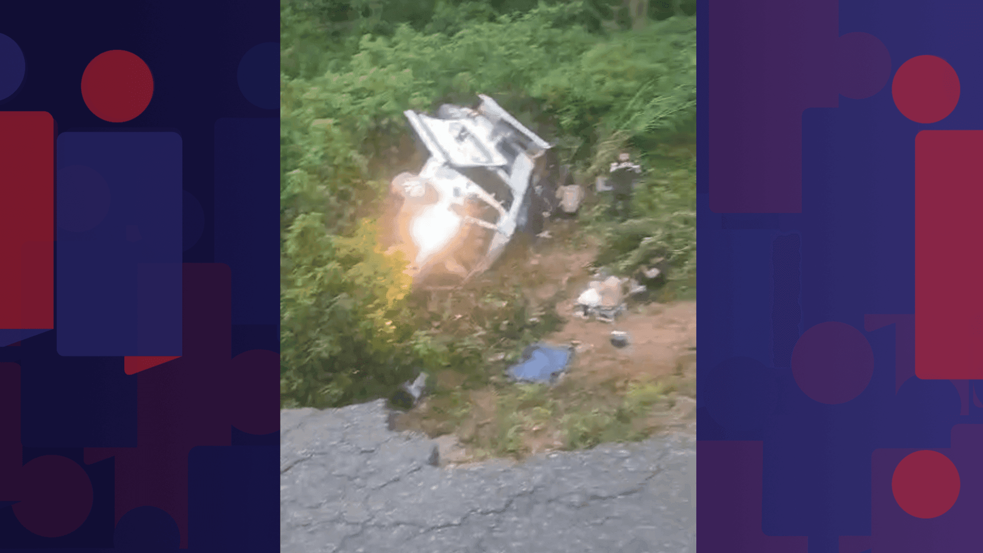 Acidente com van escolar em Angra
