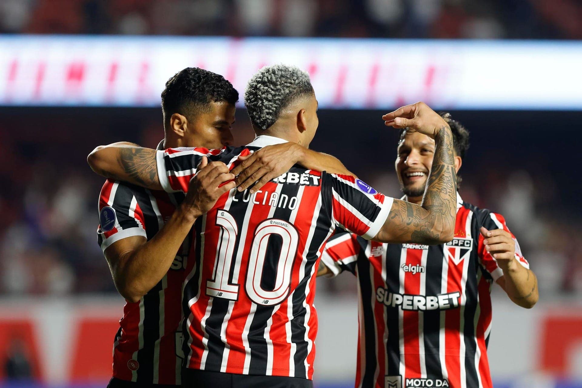 São Paulo comemora na Sul-Americana