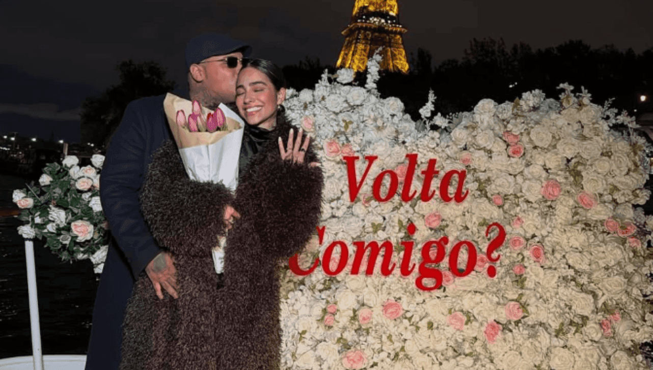 MC Ryan SP e Giovanna Roque em pedido de casamento