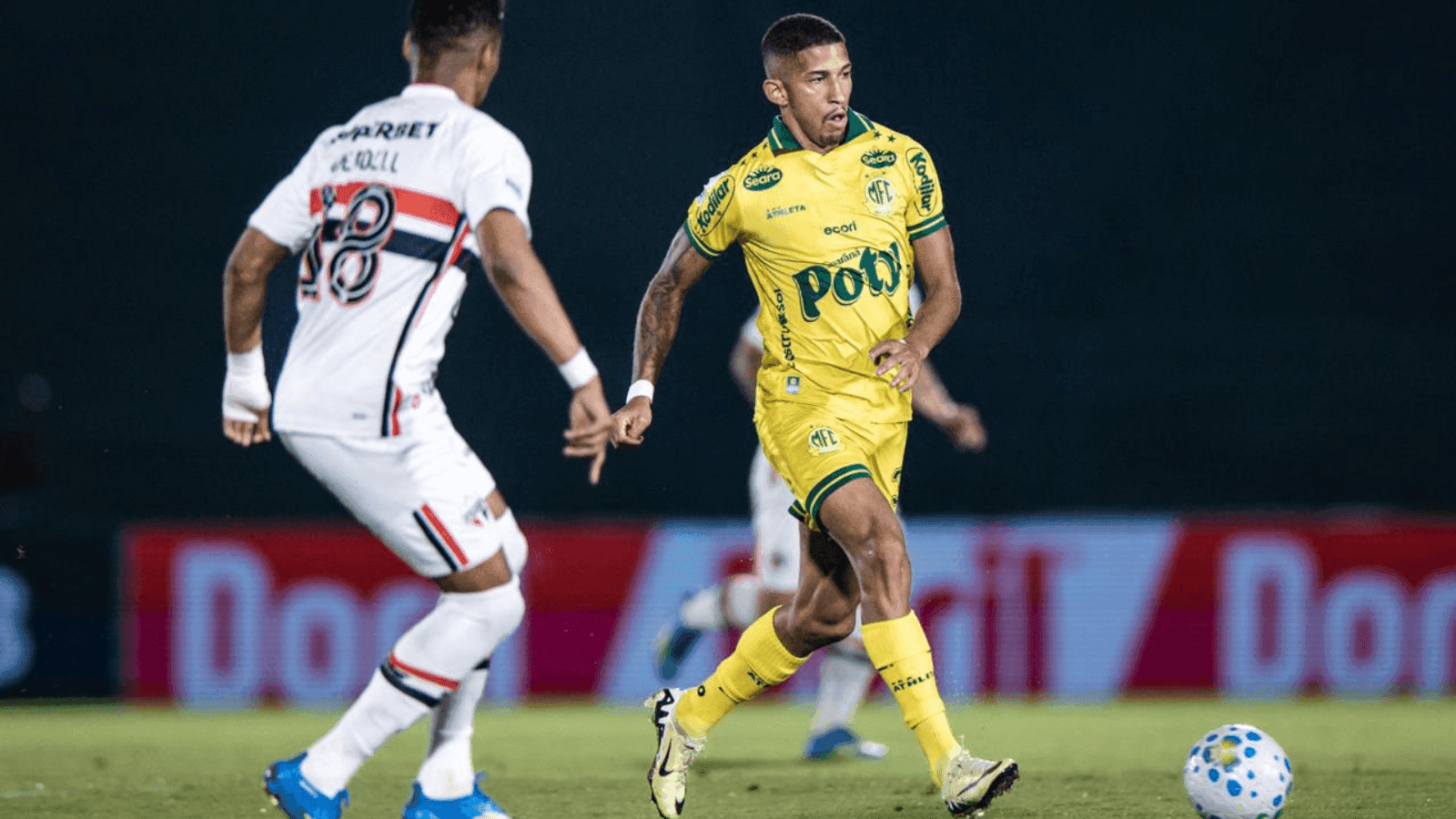 O Mirassol perdeu para o Tricolor por 1 a 0