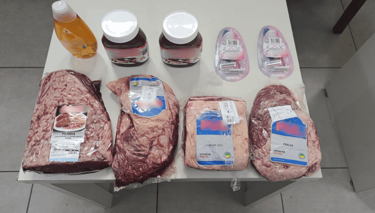Os produtos foram devolvidos aos comerciantes 