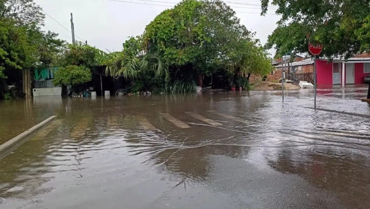 Chuva deixa desalojados no Rio Grande do Sul