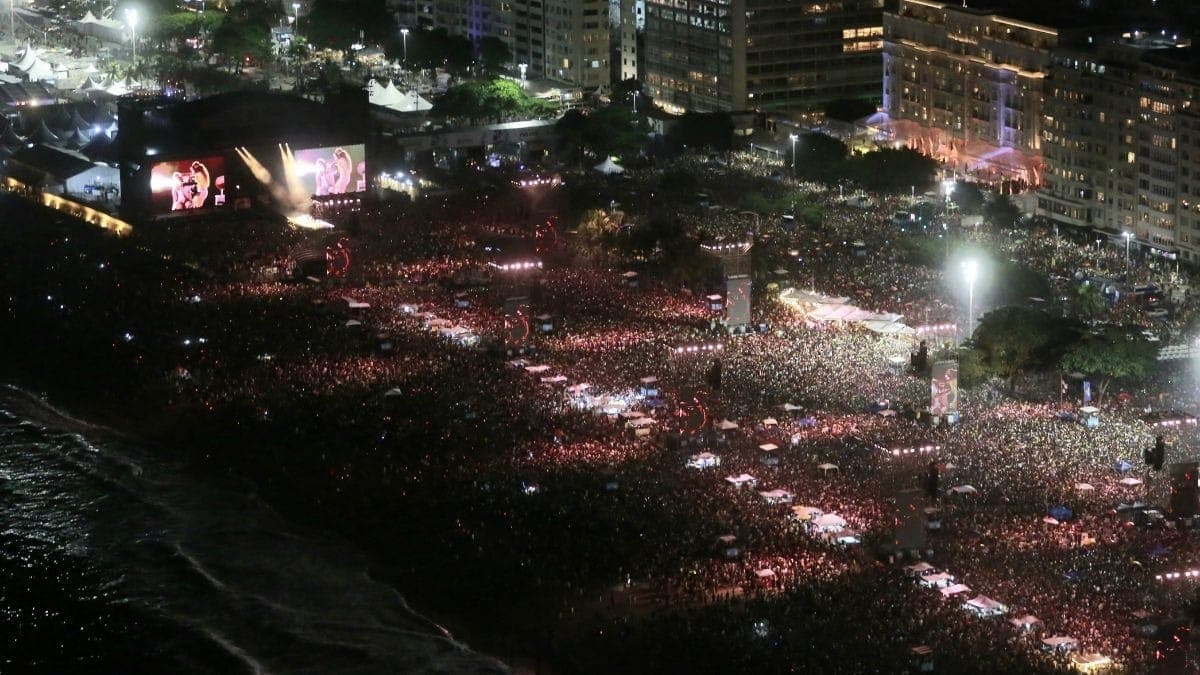 Shakira em Copacabana