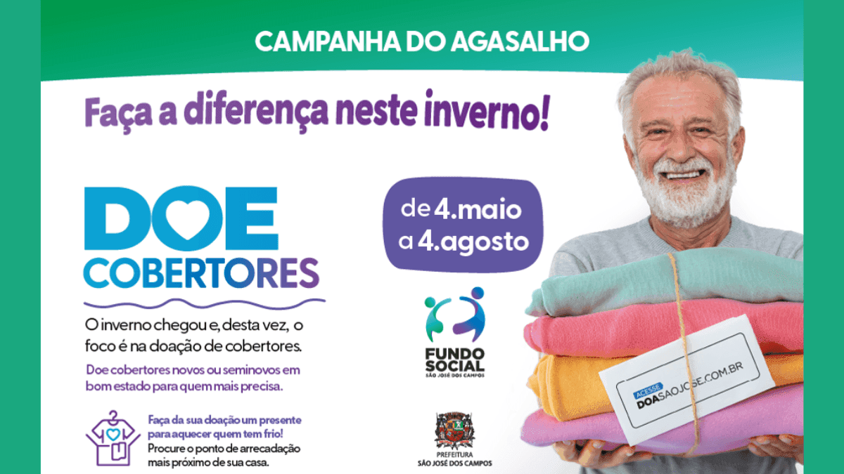 Começou a Campanha do Agasalho em SJCampos