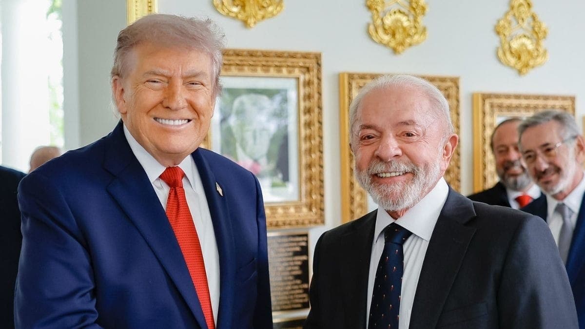 Lula e Donald Trump na Casa Branca