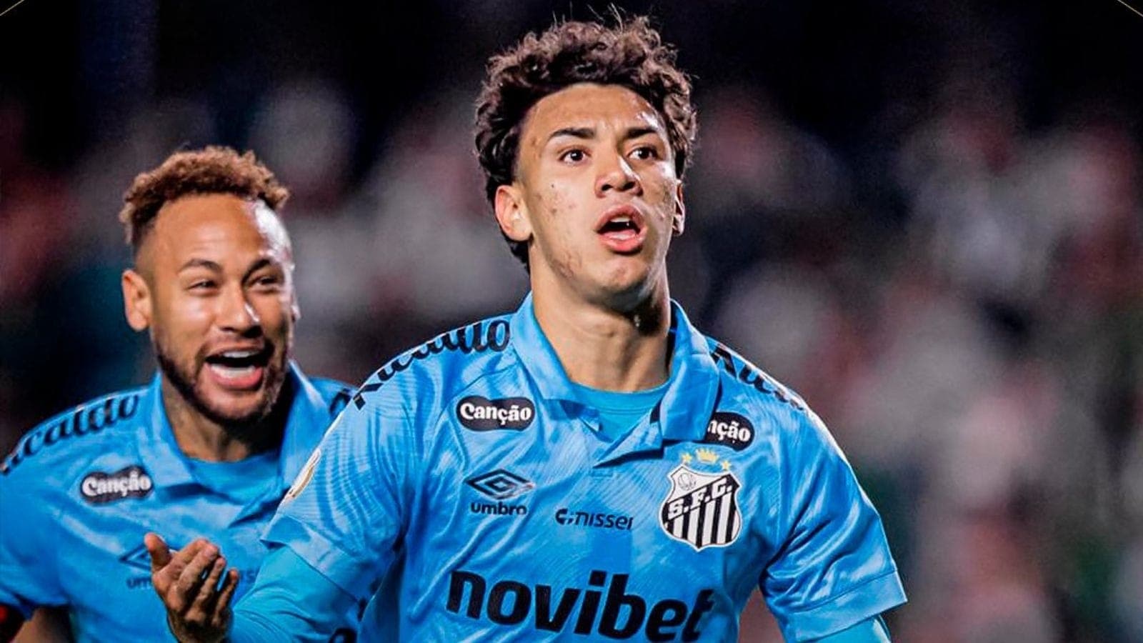 Bontempo marcou um golaço na vitória do Santos
