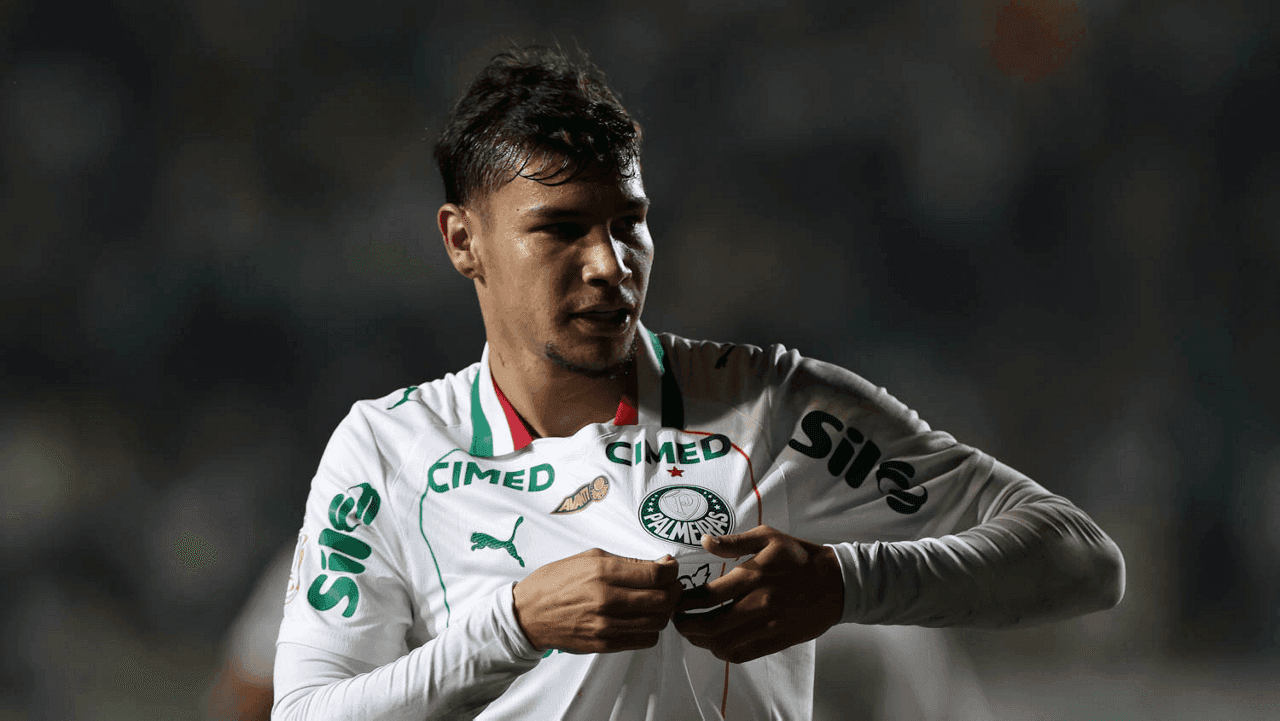 Erick Belé fez primeiro gol pelo Palmeiras