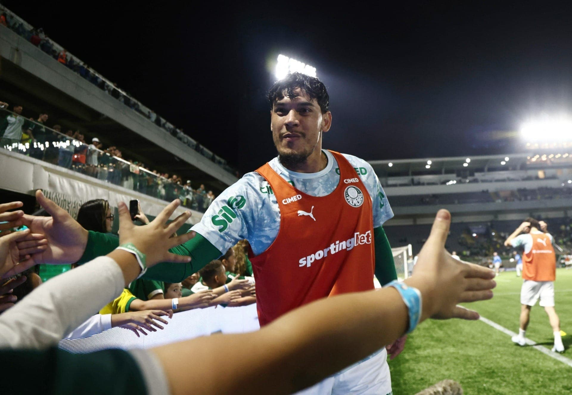 Gustavo Gómez na Arena Barueri