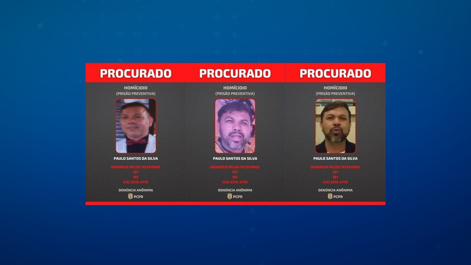 Pastor participou do crime está foragido 