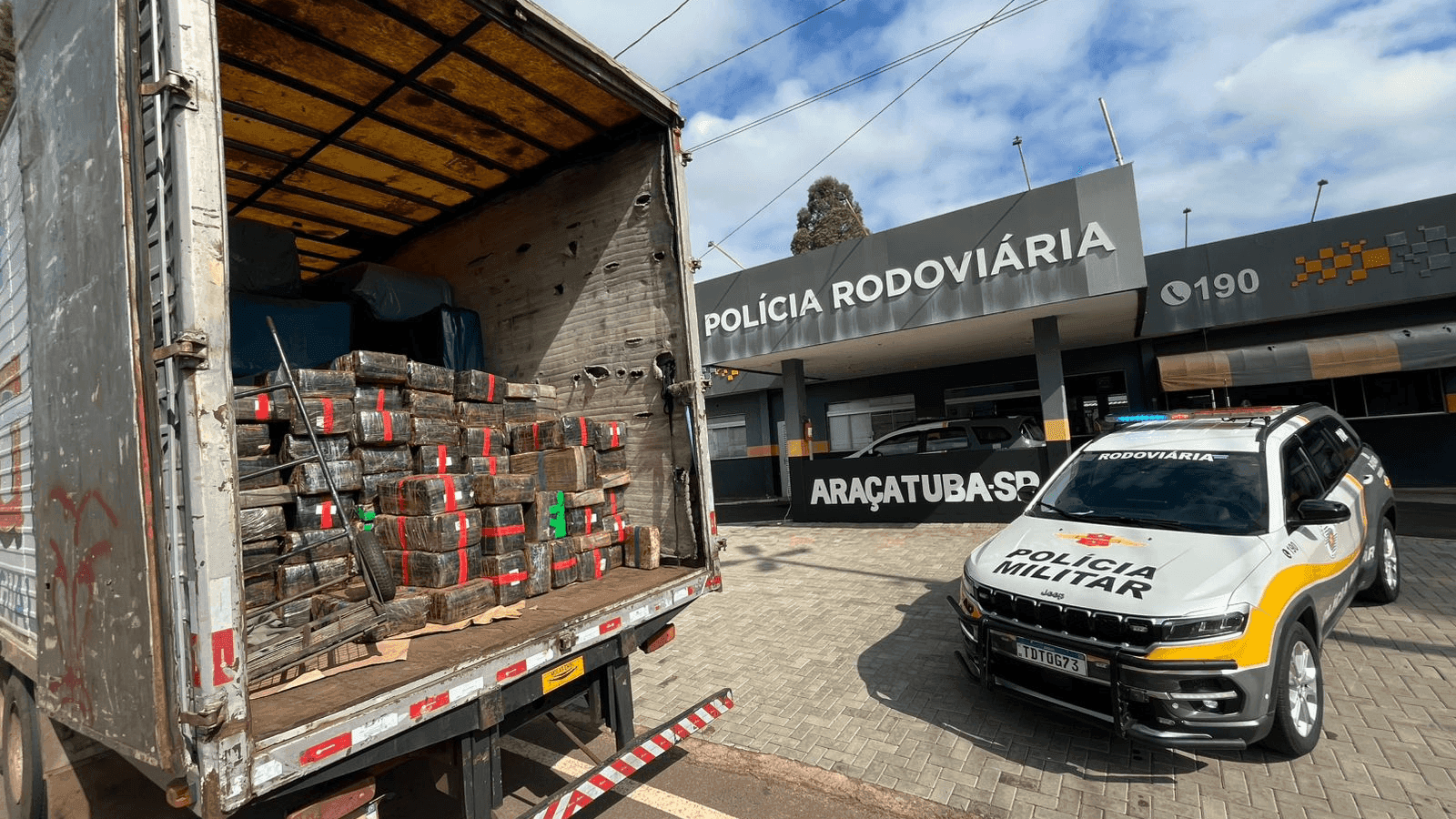 A apreensão aconteceu na região de Penápolis