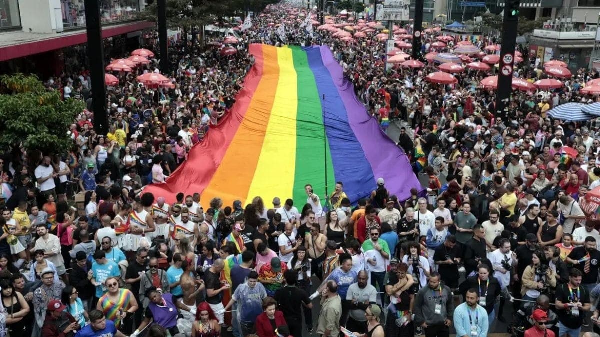 Parada LGBT+ em São Paulo
