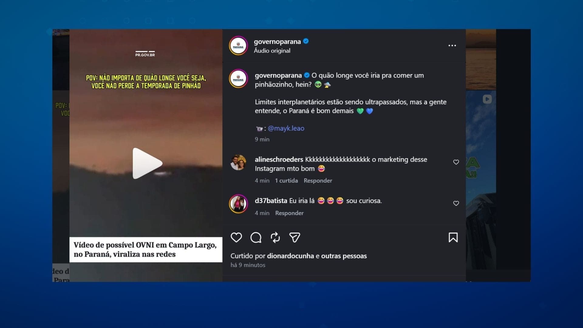 Caso bombou nas redes sociais 
