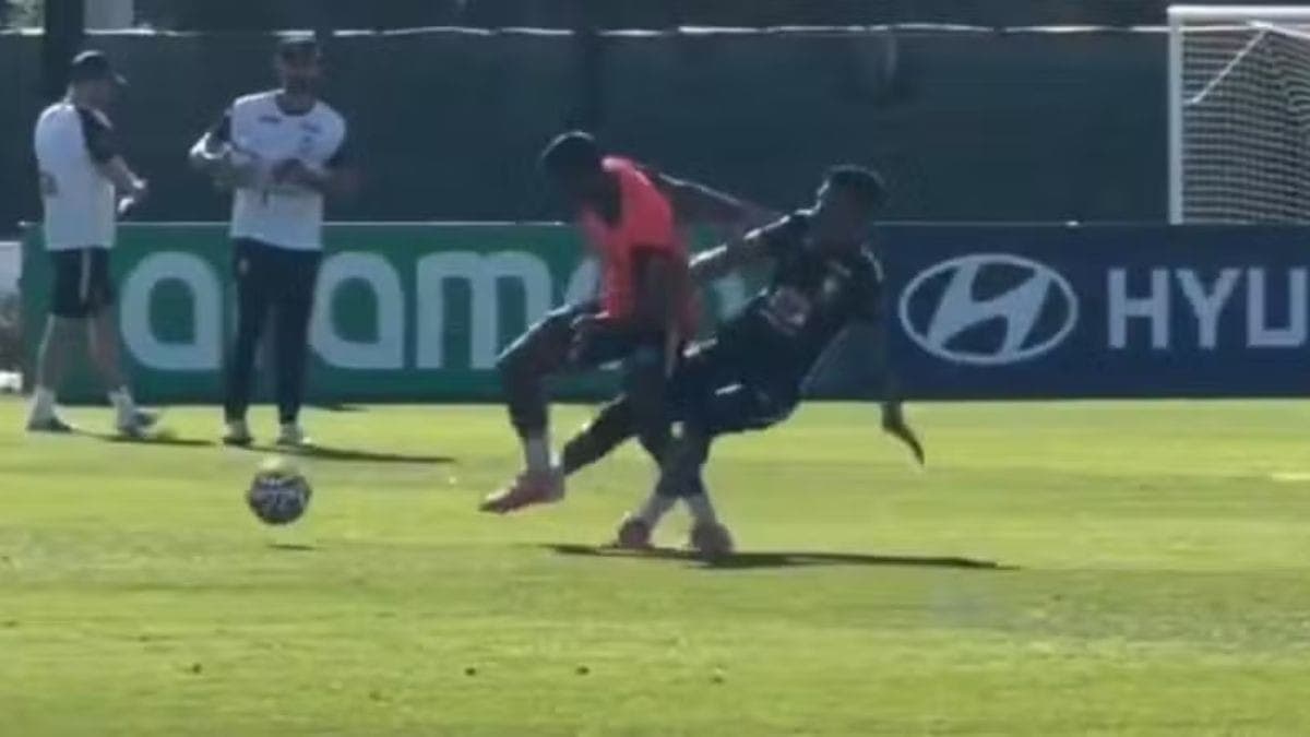 Carrinho de Casemiro em Endrick