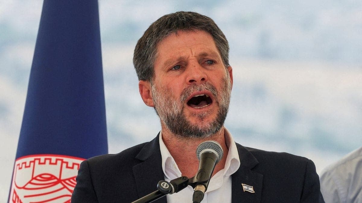 Bezalel Smotrich, ministro das Finanças de Israel