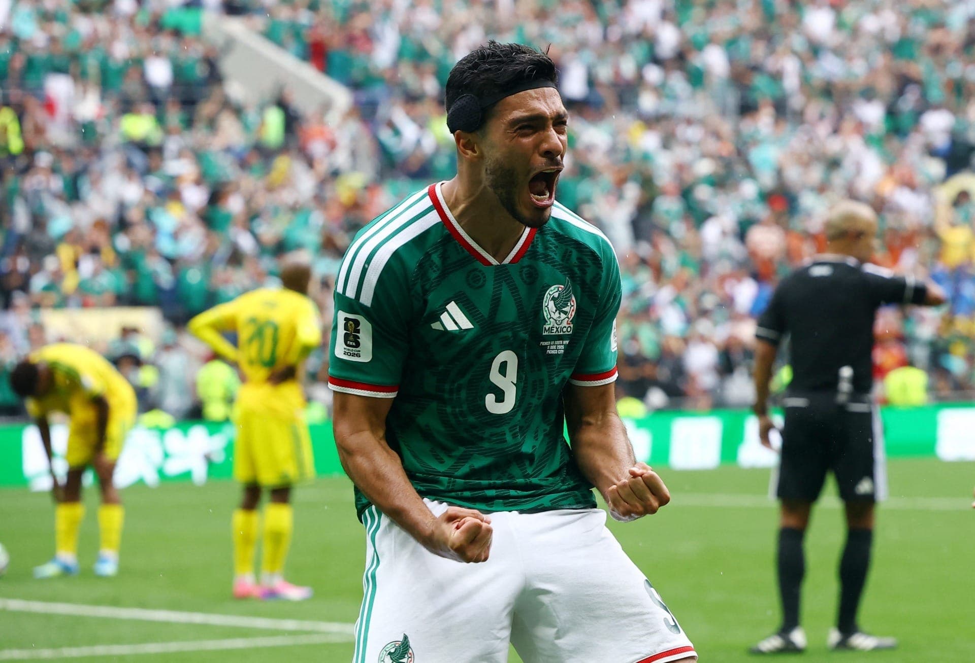 Jiménez fez gol de cabeça