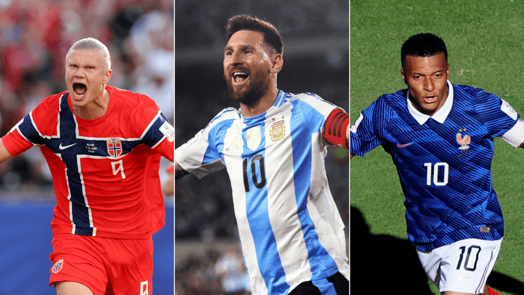 Haaland, Messi e Mbappé