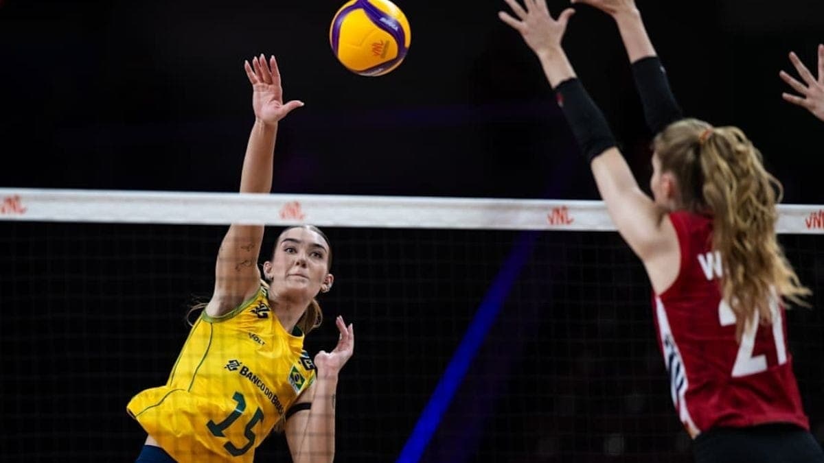 Brasil perde para a Alemanha no VNL