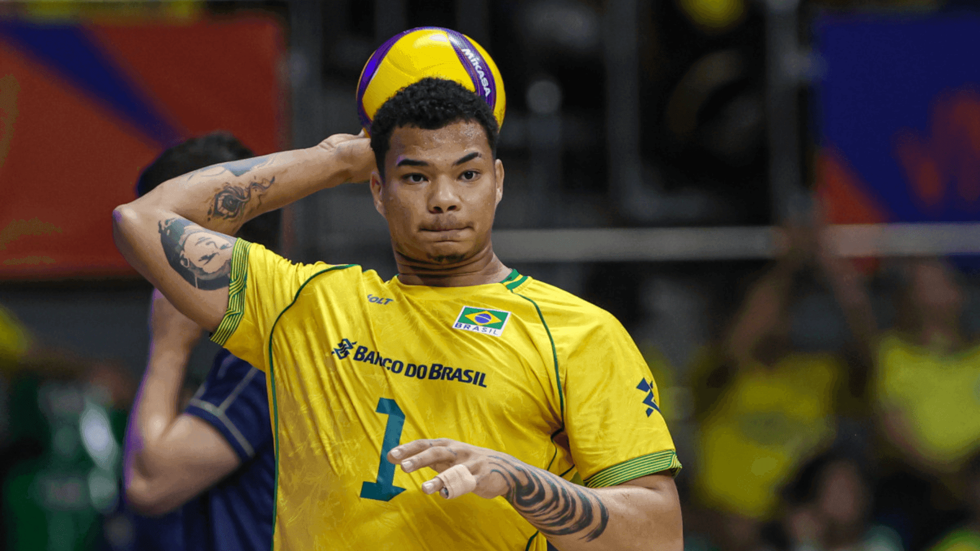 Darlan, jogador da seleção brasileira de vôlei