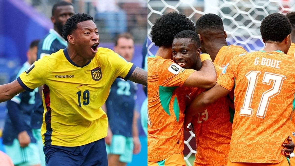 Equador e Costa do Marfim comemora classificação