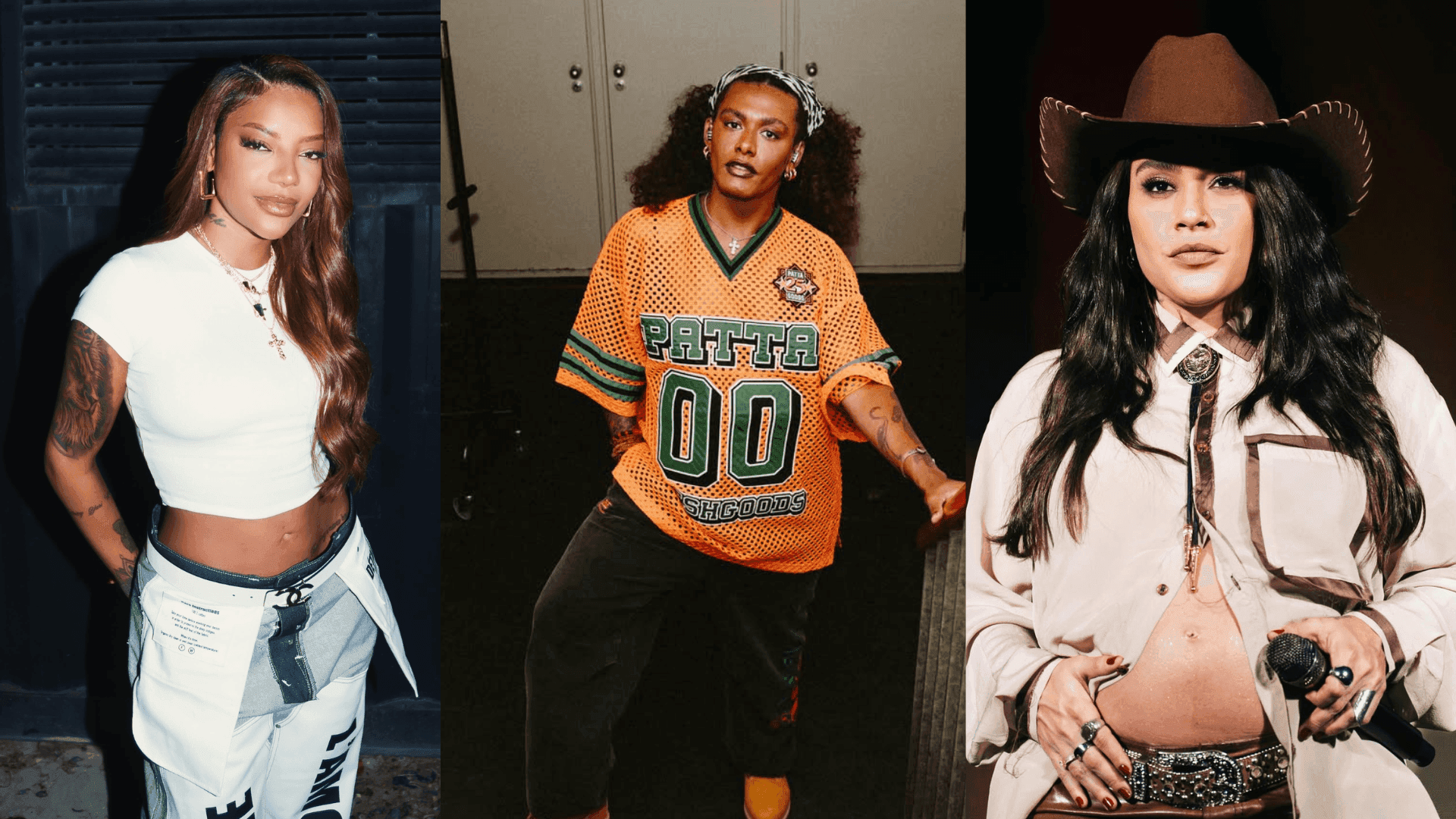 Ludmilla, Liniker e Lauana Prado