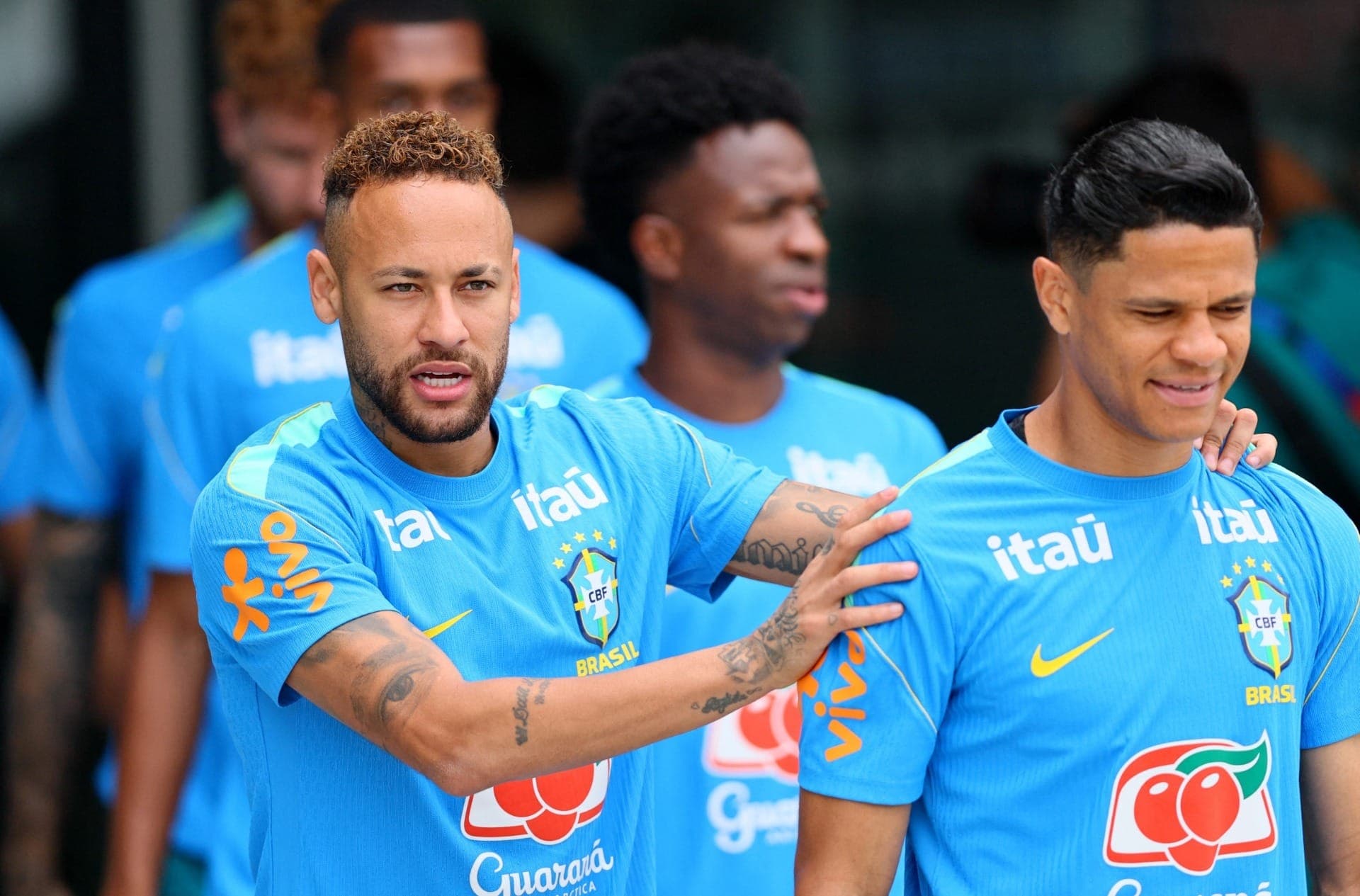 Treino da Seleção Brasileira